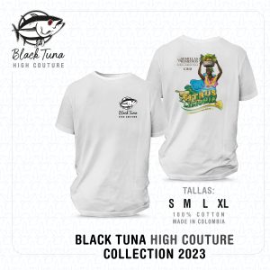 La imagen de la primera camiseta del diseño "Citrus Limonia" captura la esencia fresca y vibrante de esta prenda única de la línea High Couture de Black Tuna. Con un diseño audaz y contemporáneo, la camiseta "Citrus Limonia" refleja la fusión entre la cultura del cannabis y la frescura cítrica. Los tonos vivos y los elementos gráficos evocan la sensación revitalizante de los cítricos, aportando un toque de vitalidad a cualquier conjunto. Esta imagen busca transmitir un mensaje de estilo y originalidad, destacando la individualidad y la conexión con la naturaleza que esta camiseta representa.