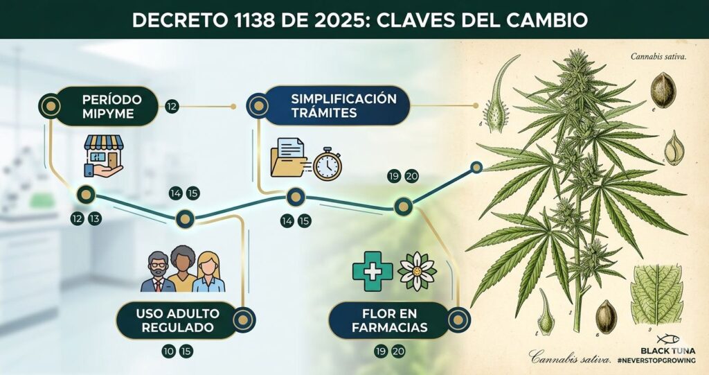 Decreto 1138 cannabis Colombia 2025